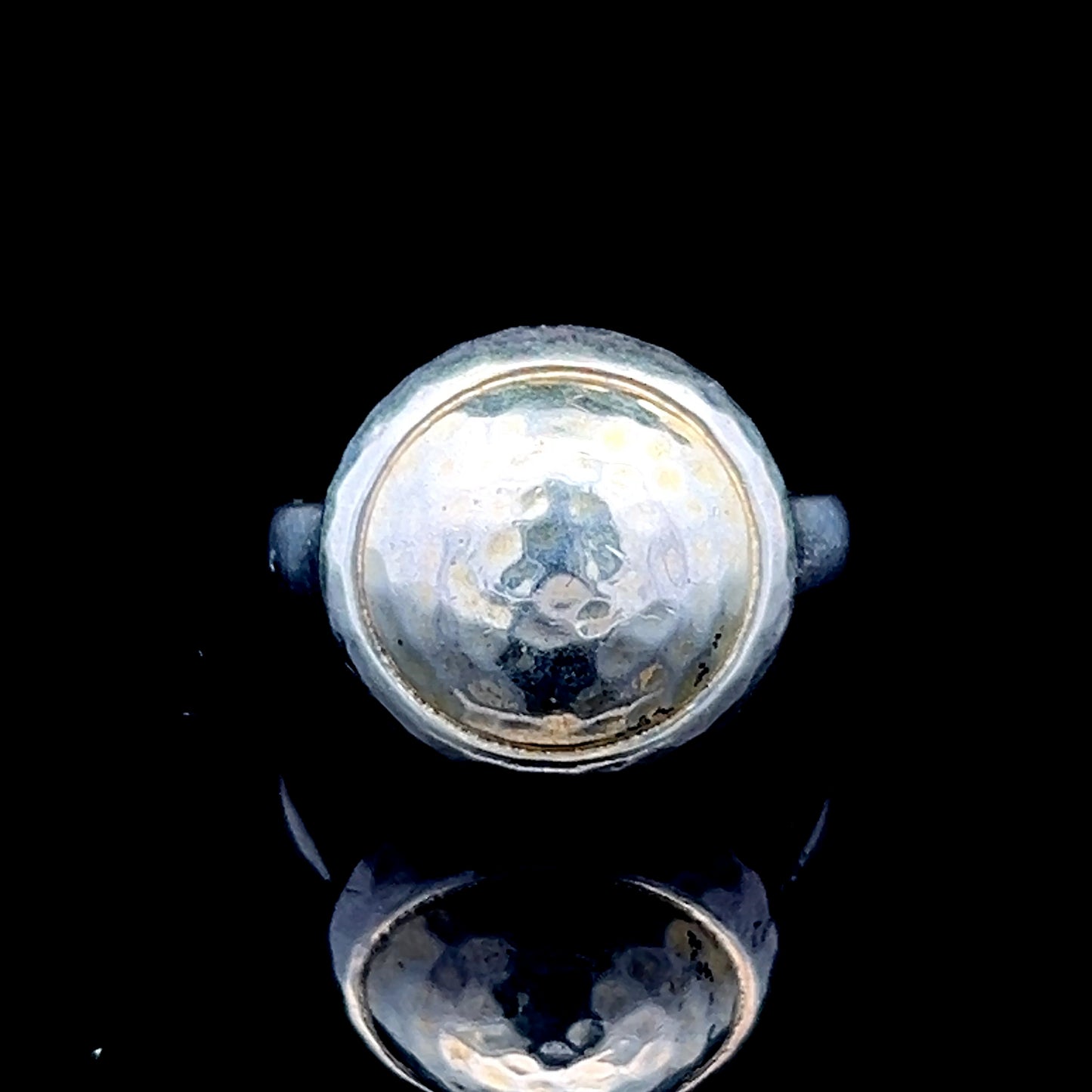 Silver Round Ring