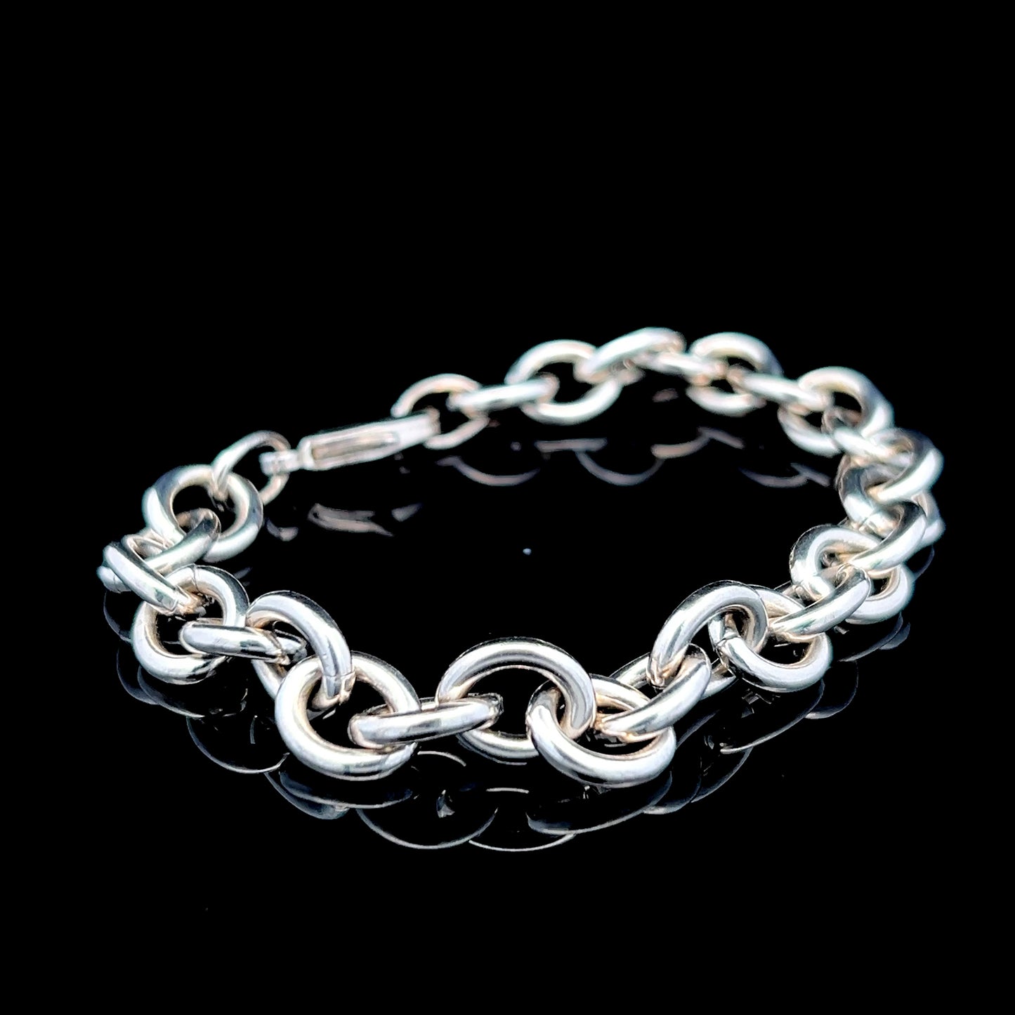 Silver Chunky Chain Bracelet