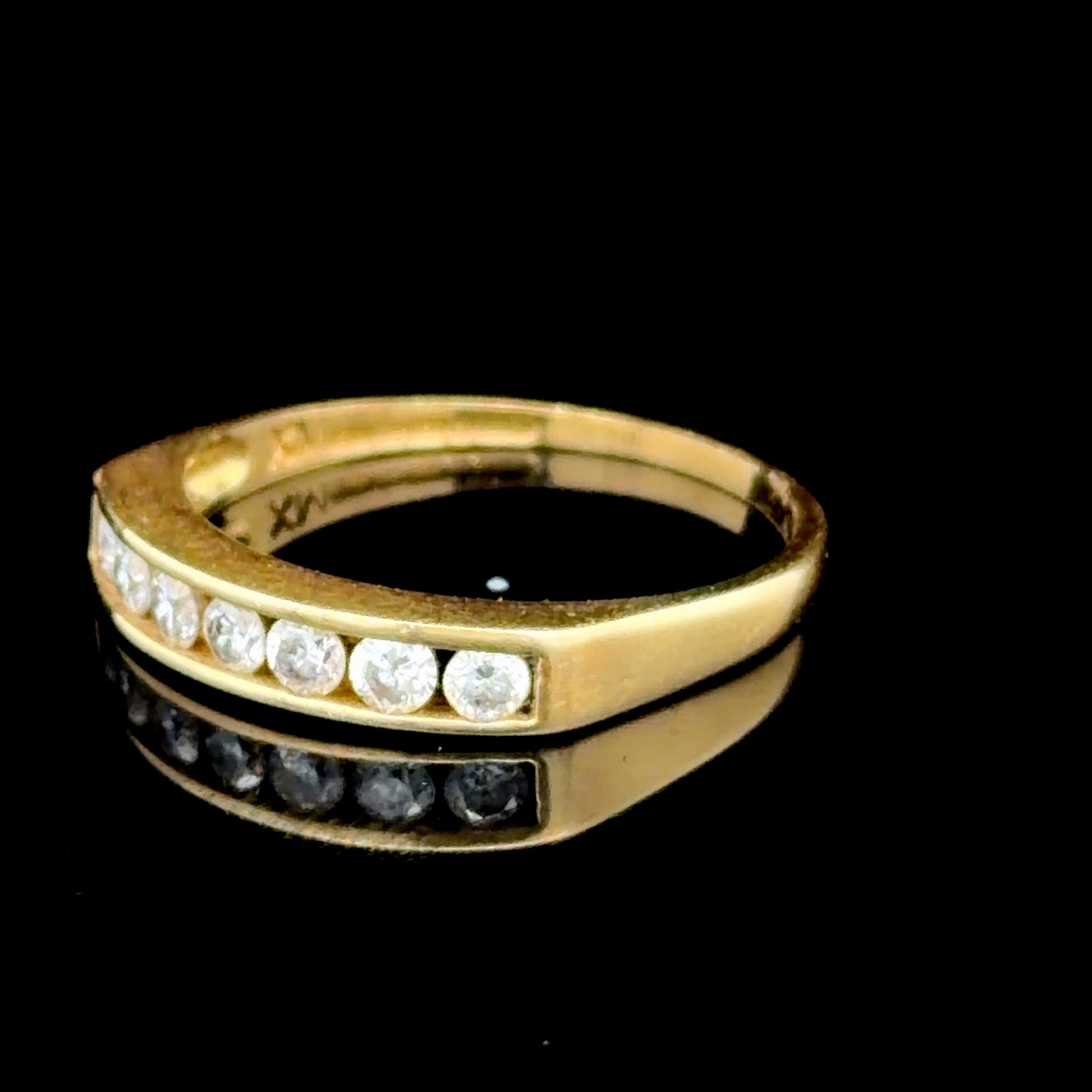 18K Yellow Gold Diamond Band APPX 0.33 CTS