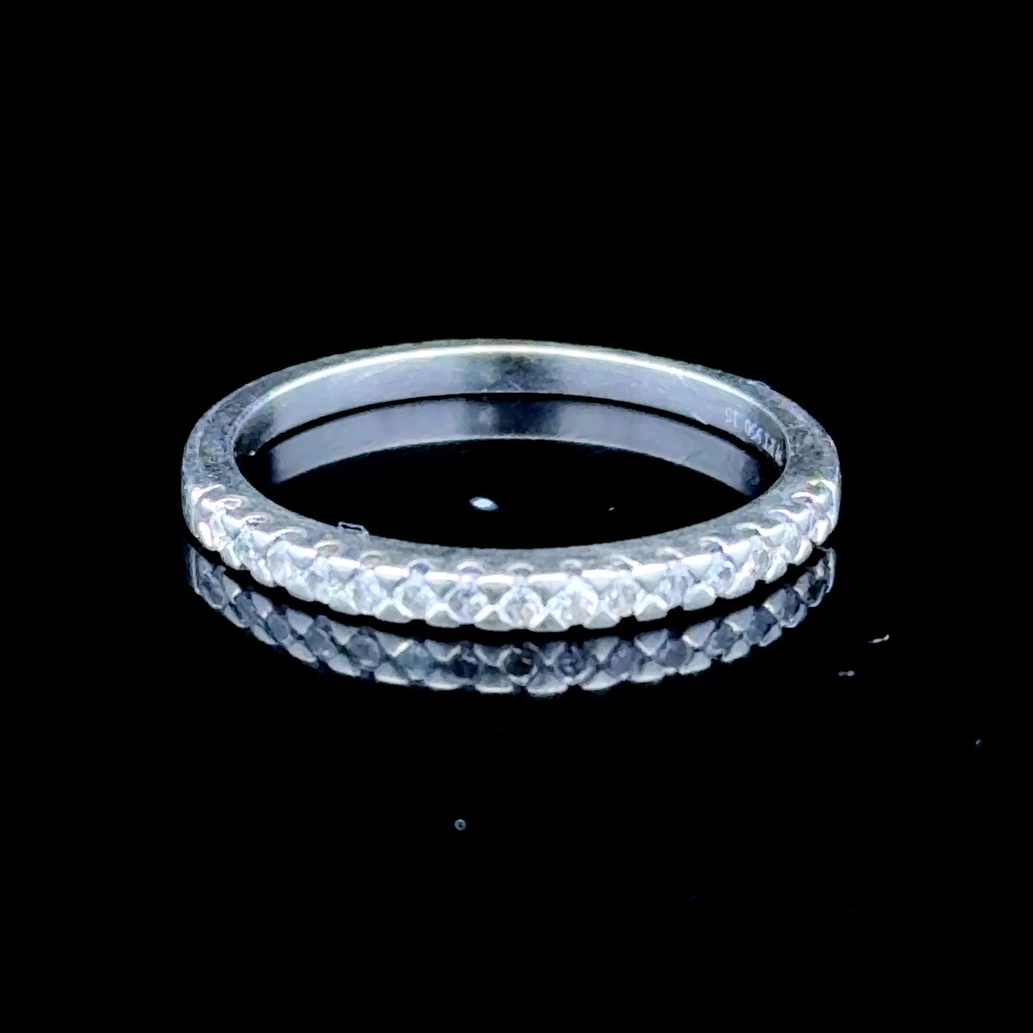 Platinum Diamond Micro Band