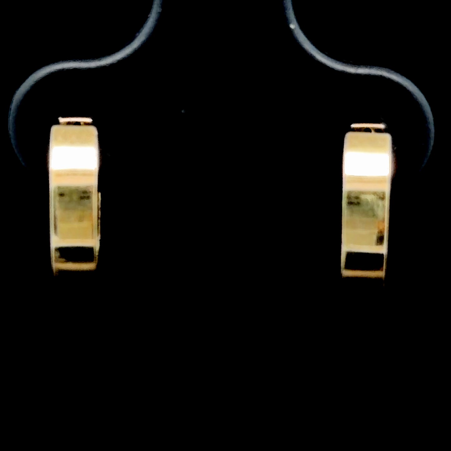 9K Yellow Gold Huggies