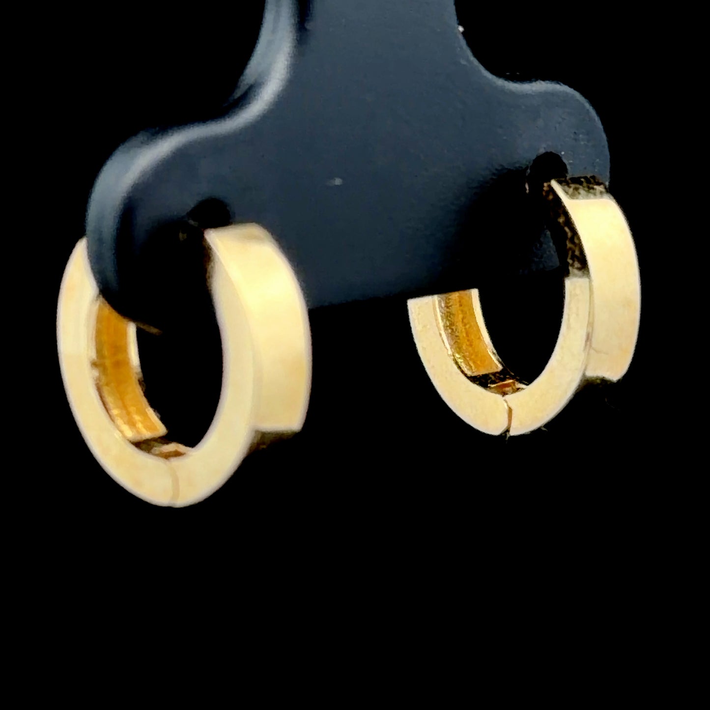 9K Yellow Gold Huggies