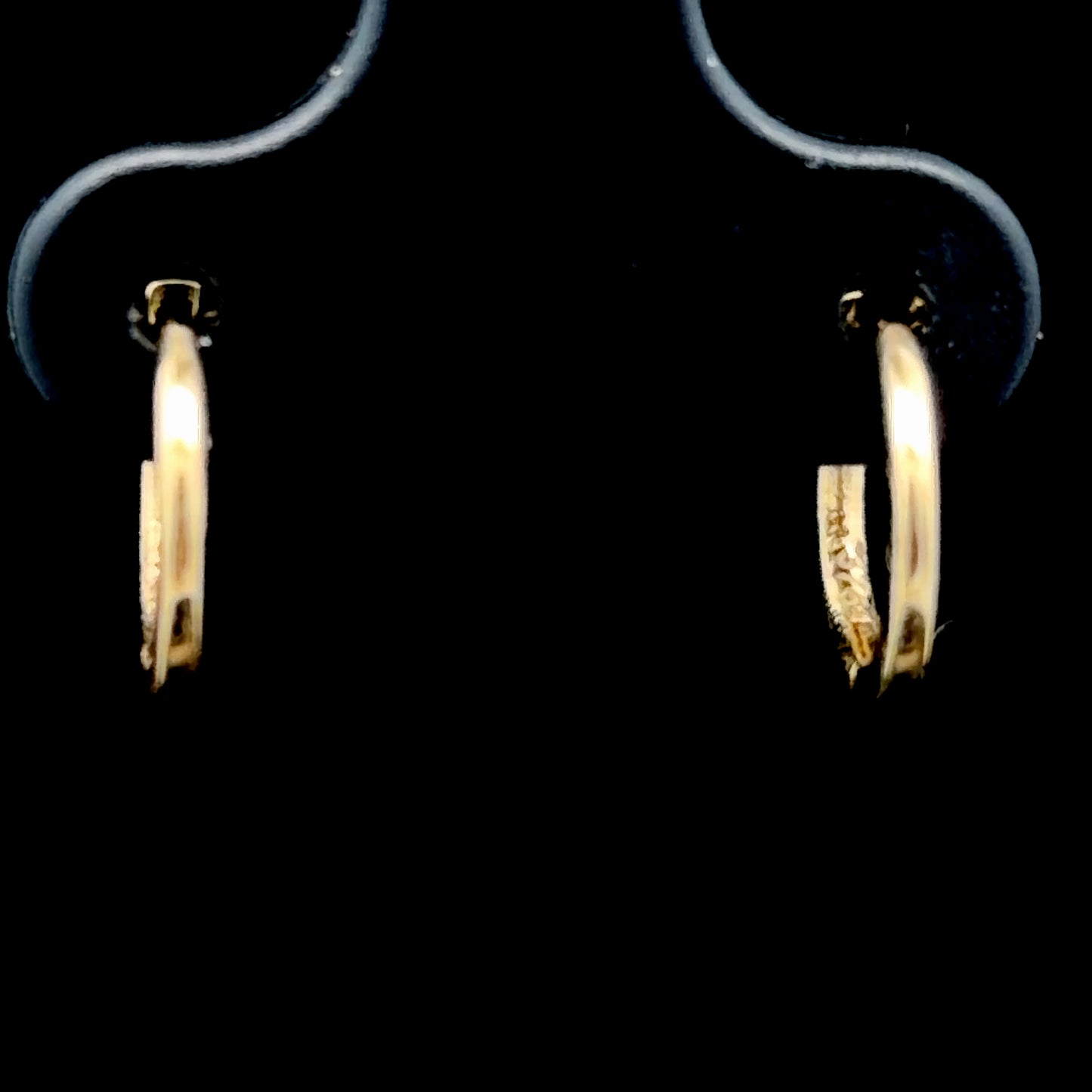 9K Yellow Gold Huggies