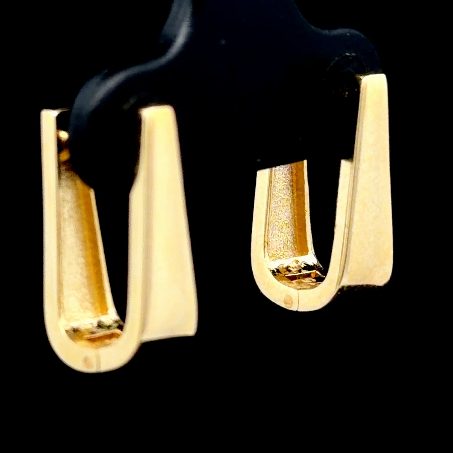 9K Yellow Gold Huggies