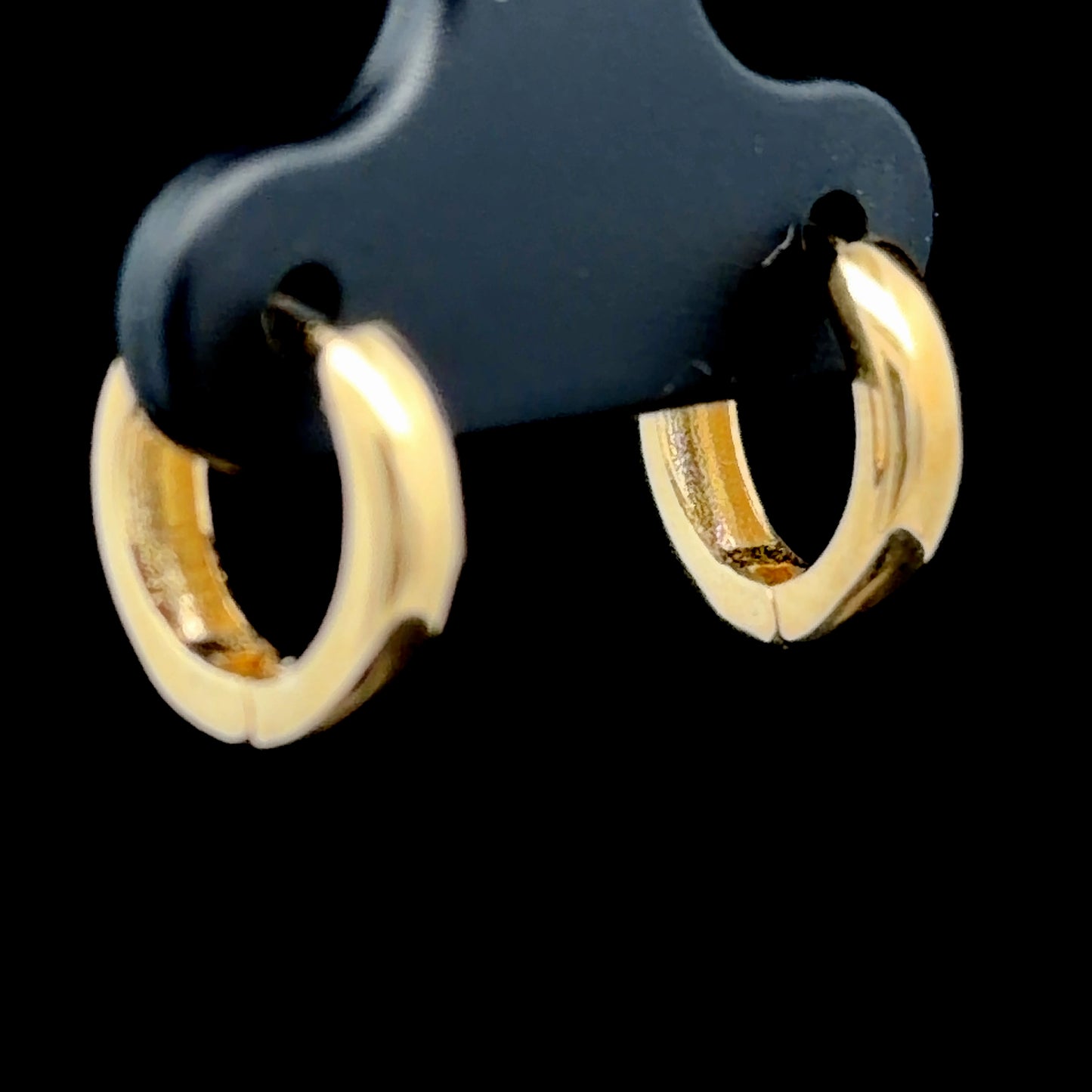 9K Yellow Gold Huggies