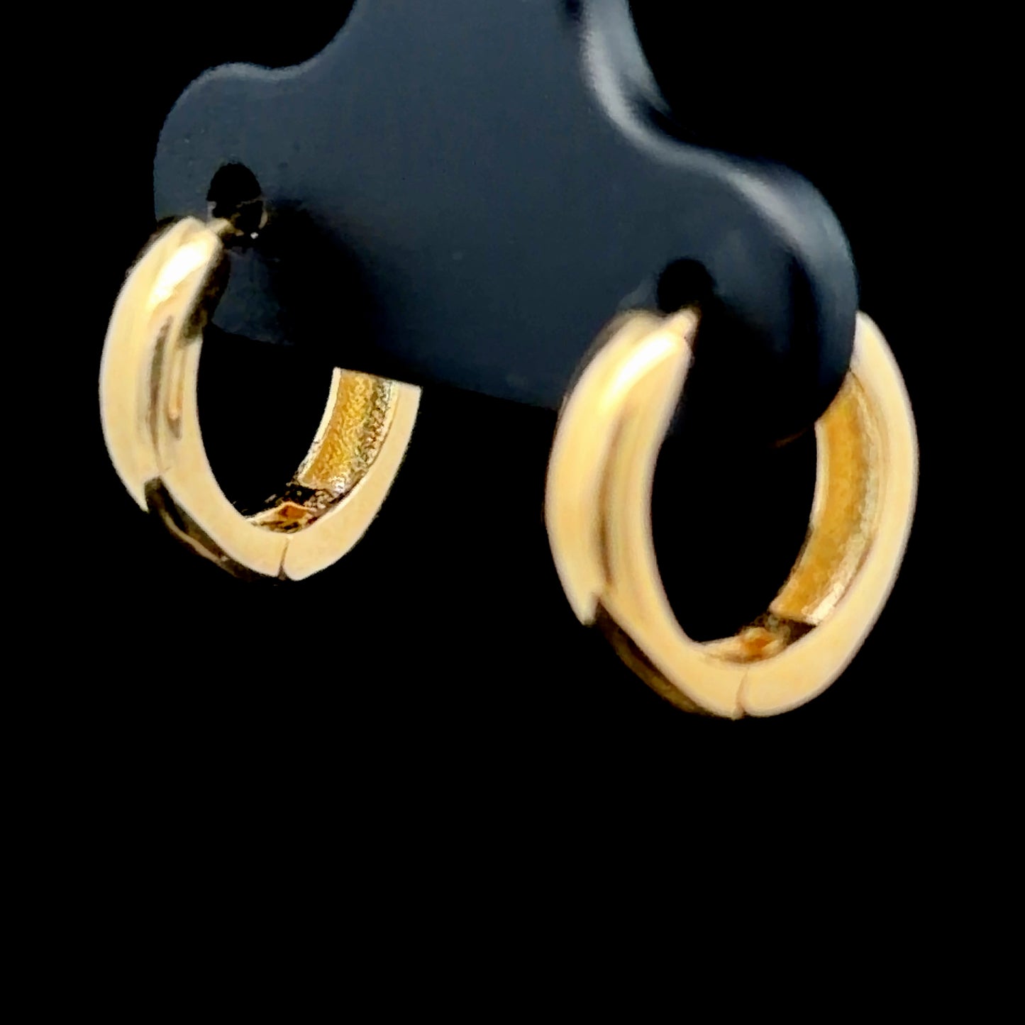 9K Yellow Gold Huggies