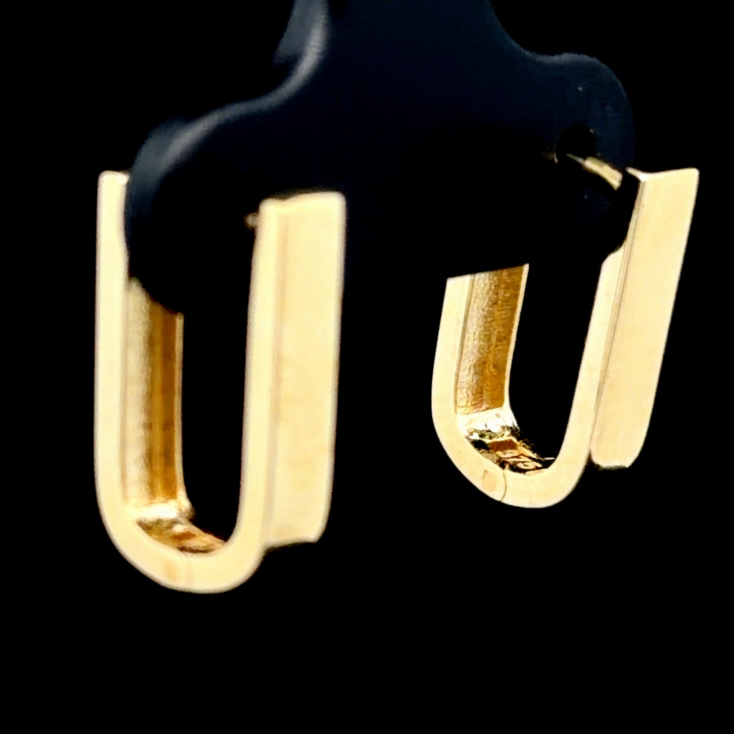 9K Yellow Gold Huggies