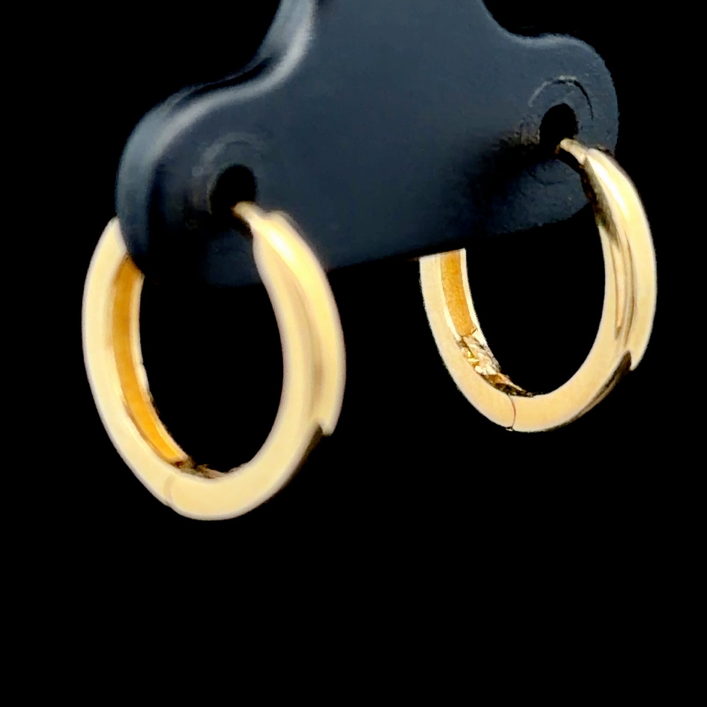 9K Yellow Gold Huggies