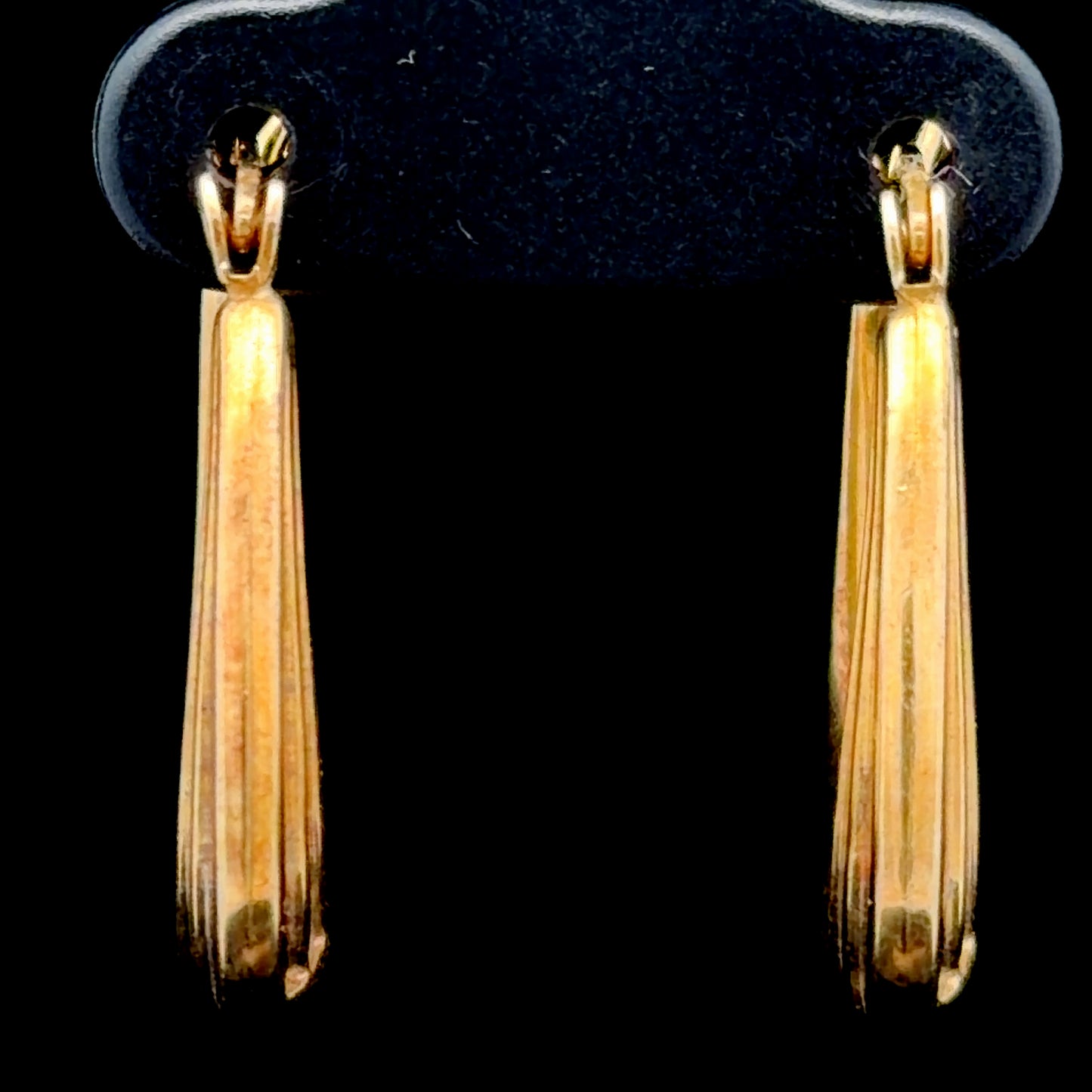 9K Yellow Gold Hoops
