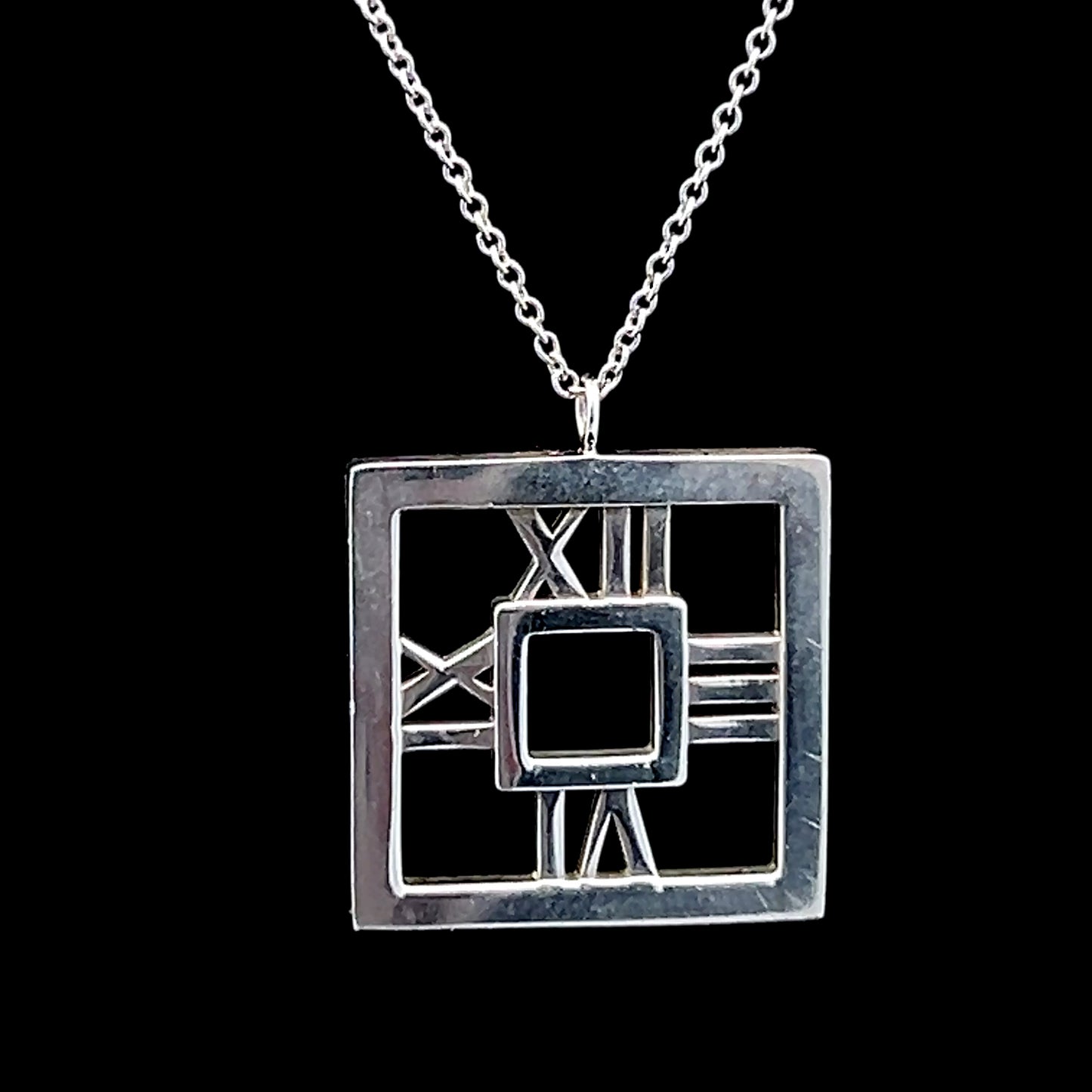 Tiffany Silver Atlas Pendant