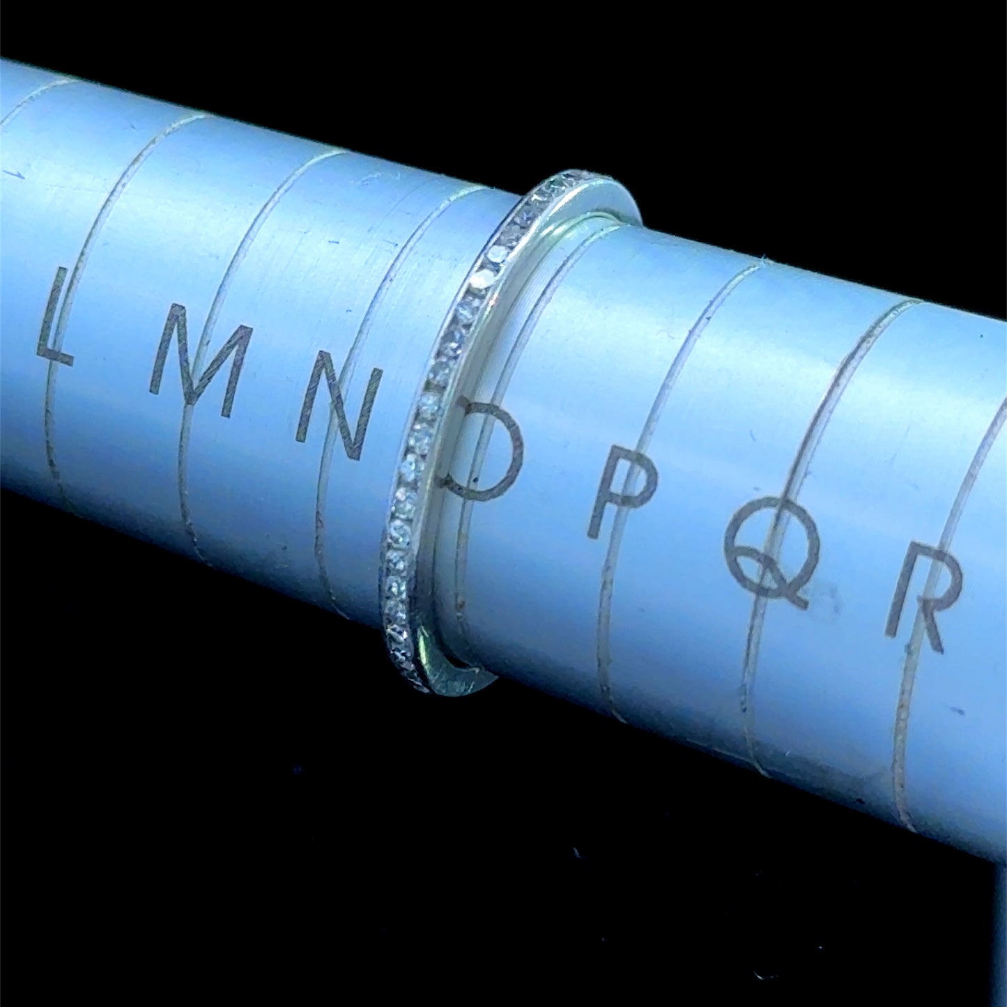 9K White Gold Diamond Full Eternity Ring