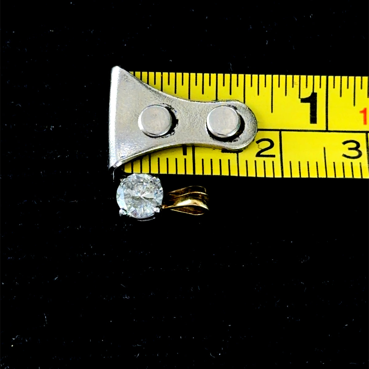 Pretty 18k Yellow Gold Diamond Pendant Of 0.55 Cts (Pendant Only)