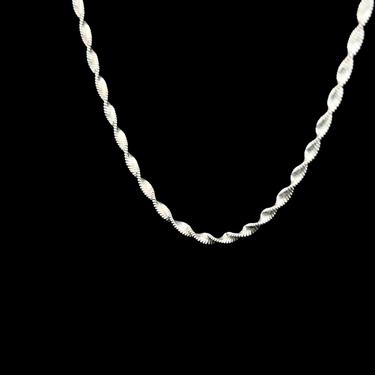 Silver Twist Chain