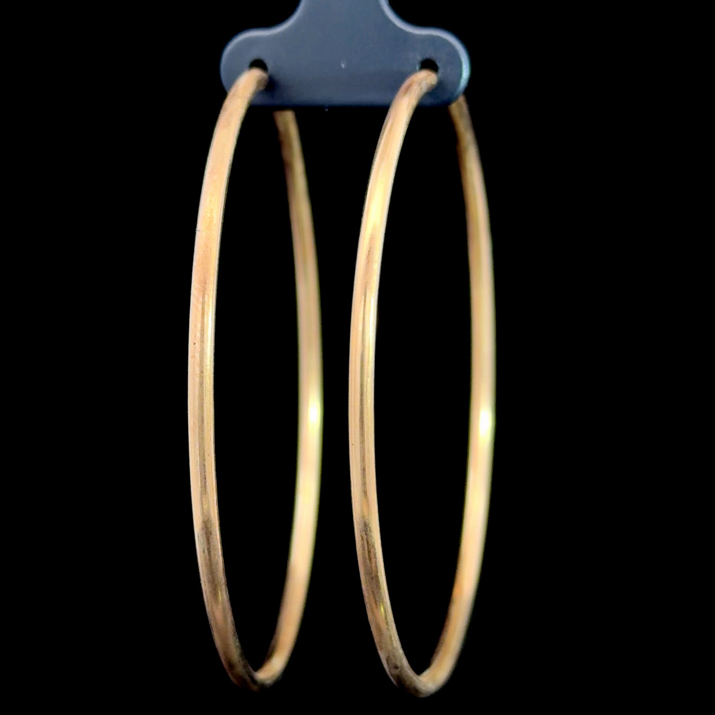9k Yellow Gold Very Large Classic Hoops