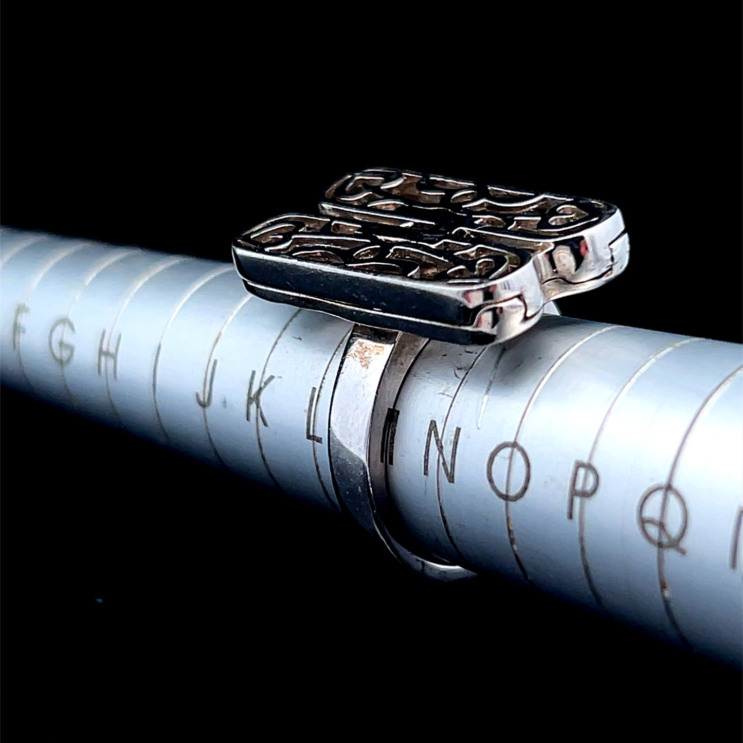 Clogau Silver Hinged Gate Ring
