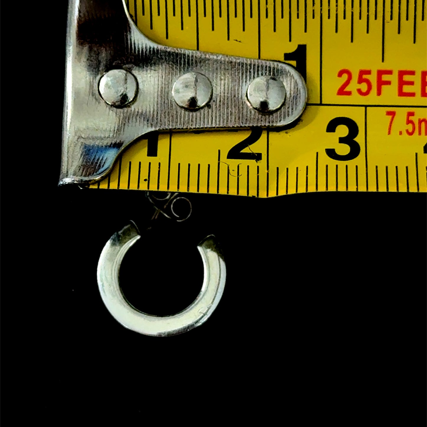 Silver 'C' Studs