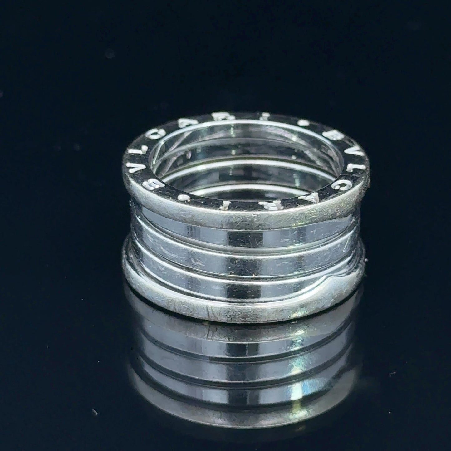 18K White Gold Bulgaria Band Size 56