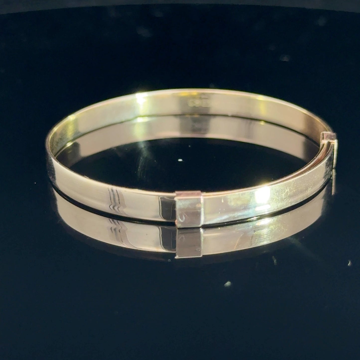 9K Yellow Gold Baby's Expandable Bangle