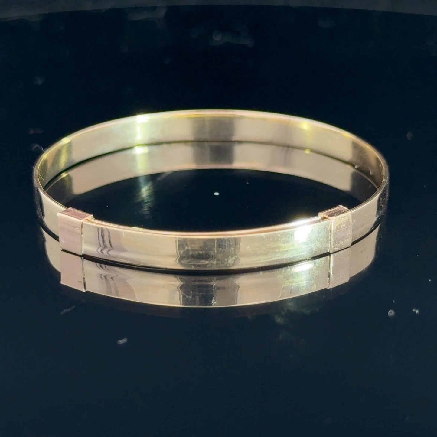 9K Yellow Gold Baby's Expandable Bangle