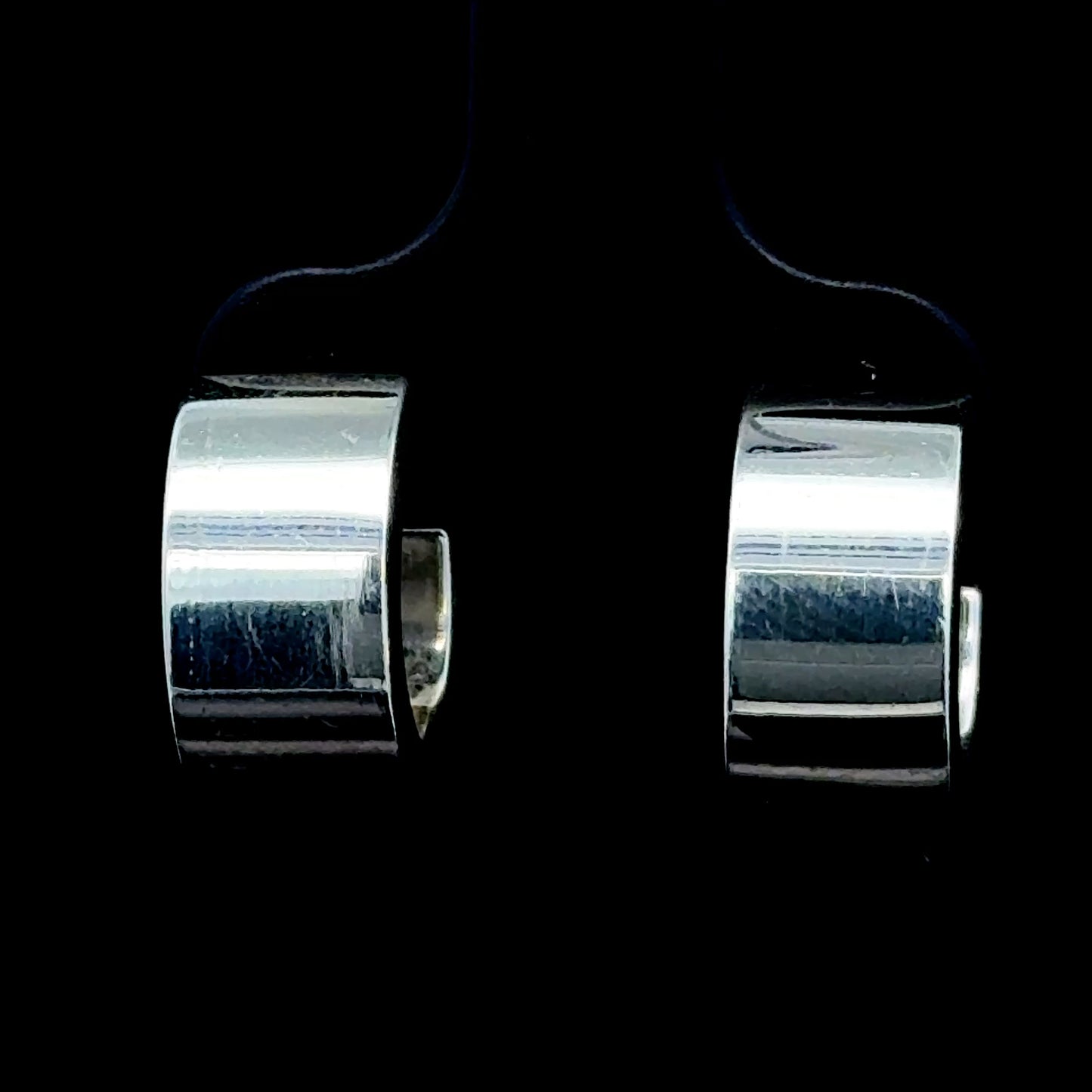 Silver 'C' Studs