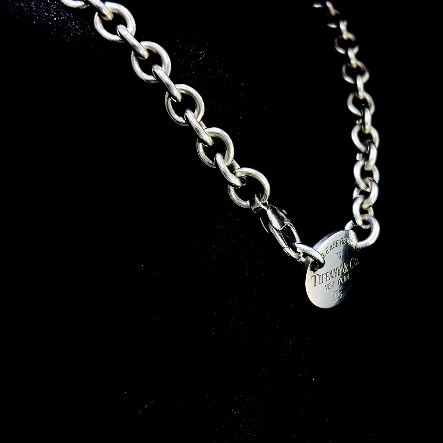 Return To Tiffany Chunky Silver Necklace