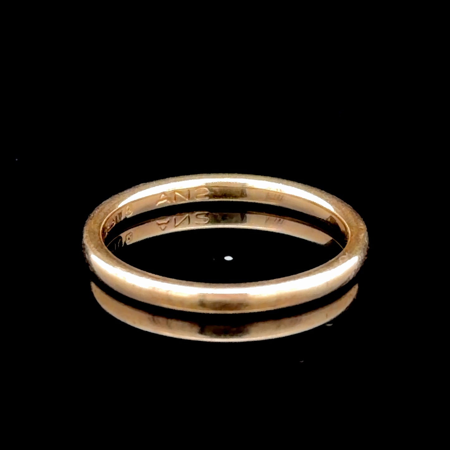 9k Yellow Gold Wedding Ring