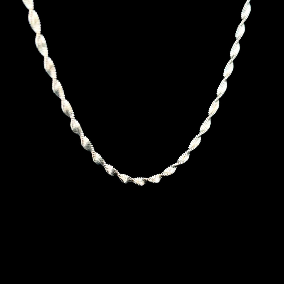 Silver Twist Chain