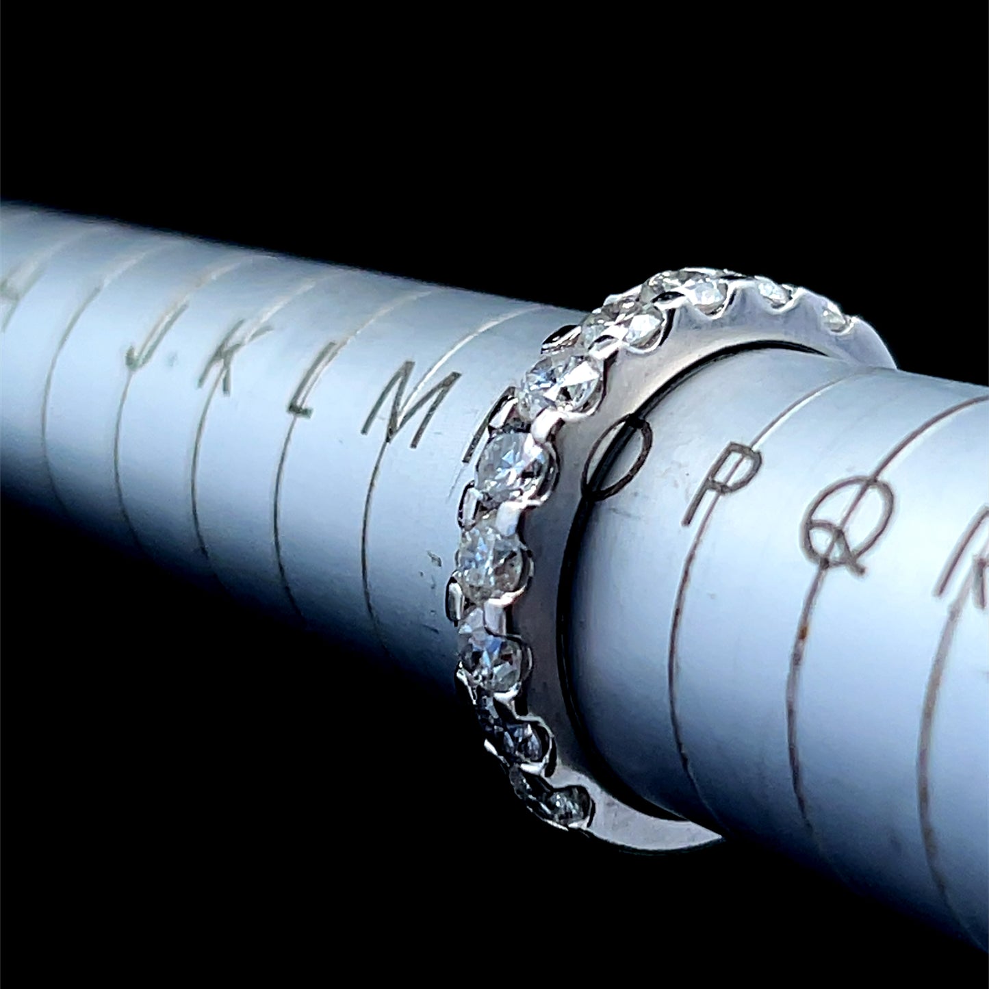 Platinum Diamond Half Eternity Ring APPX 1.3 CTS
