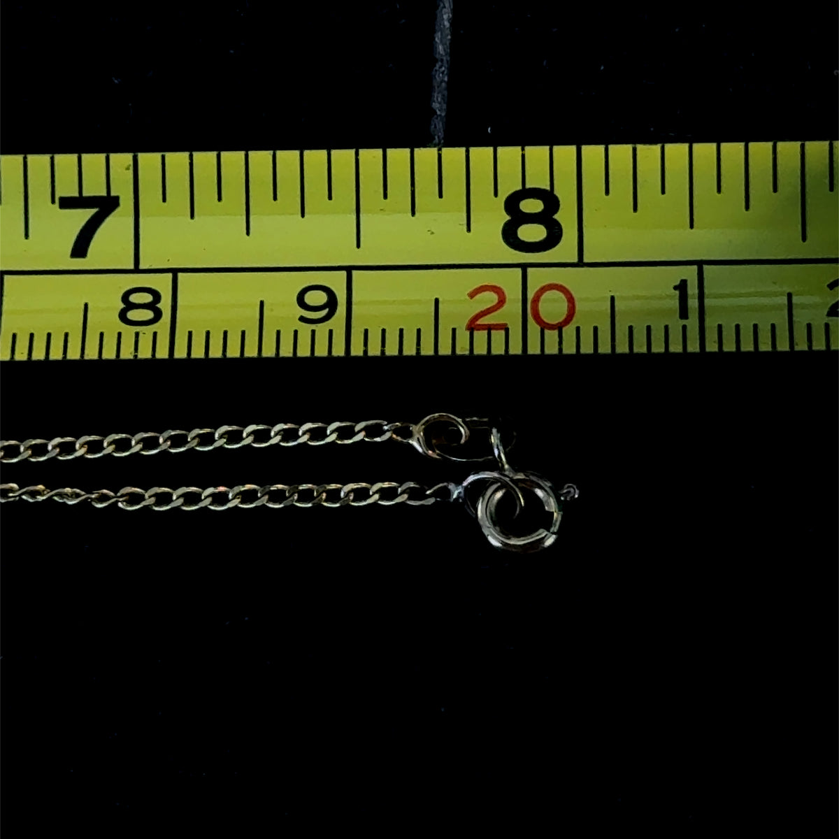 Pretty 18K Yellow Gold Diamond Pendant & 9K Chain APPX 0.15 CTS