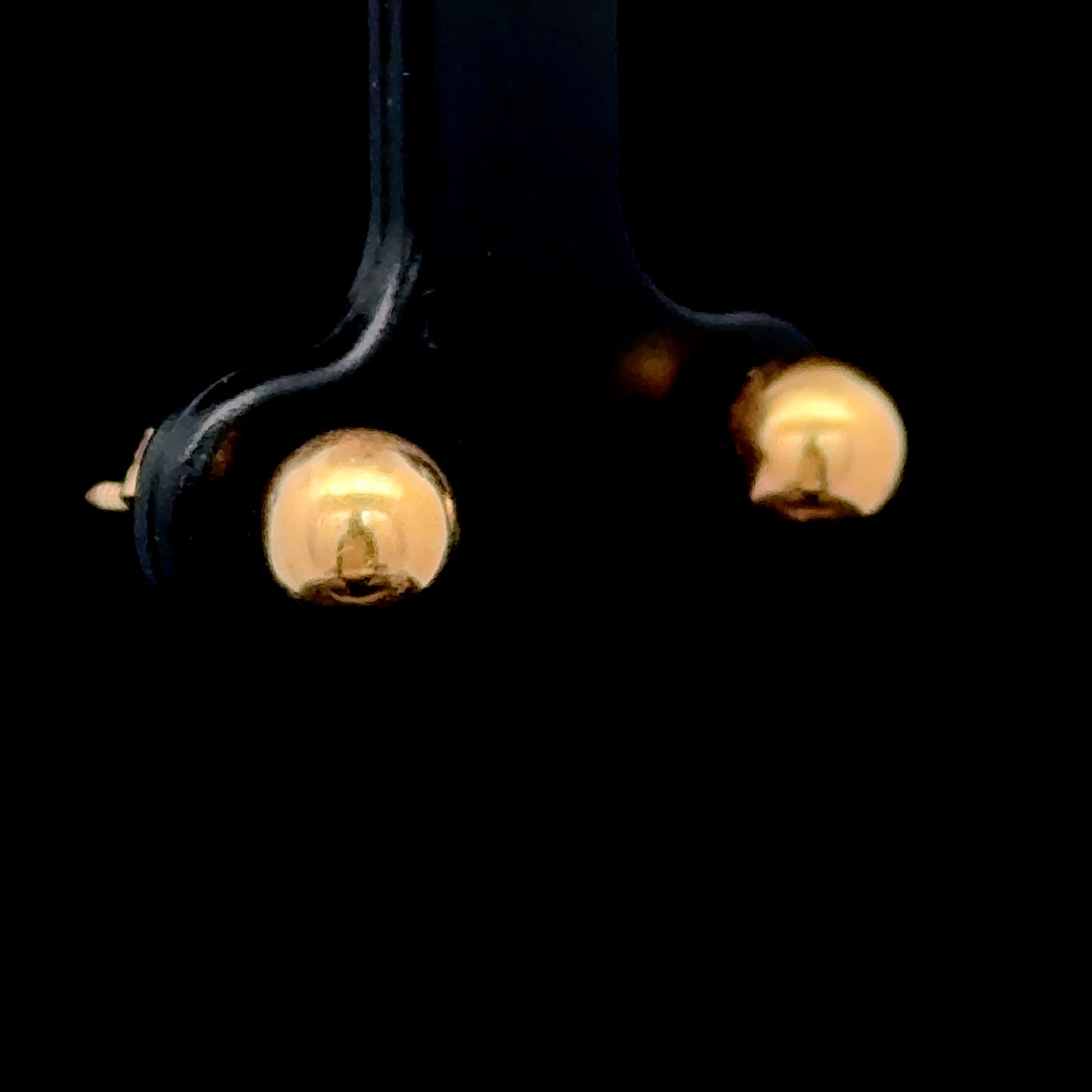 14k Yellow Gold Ball Studs