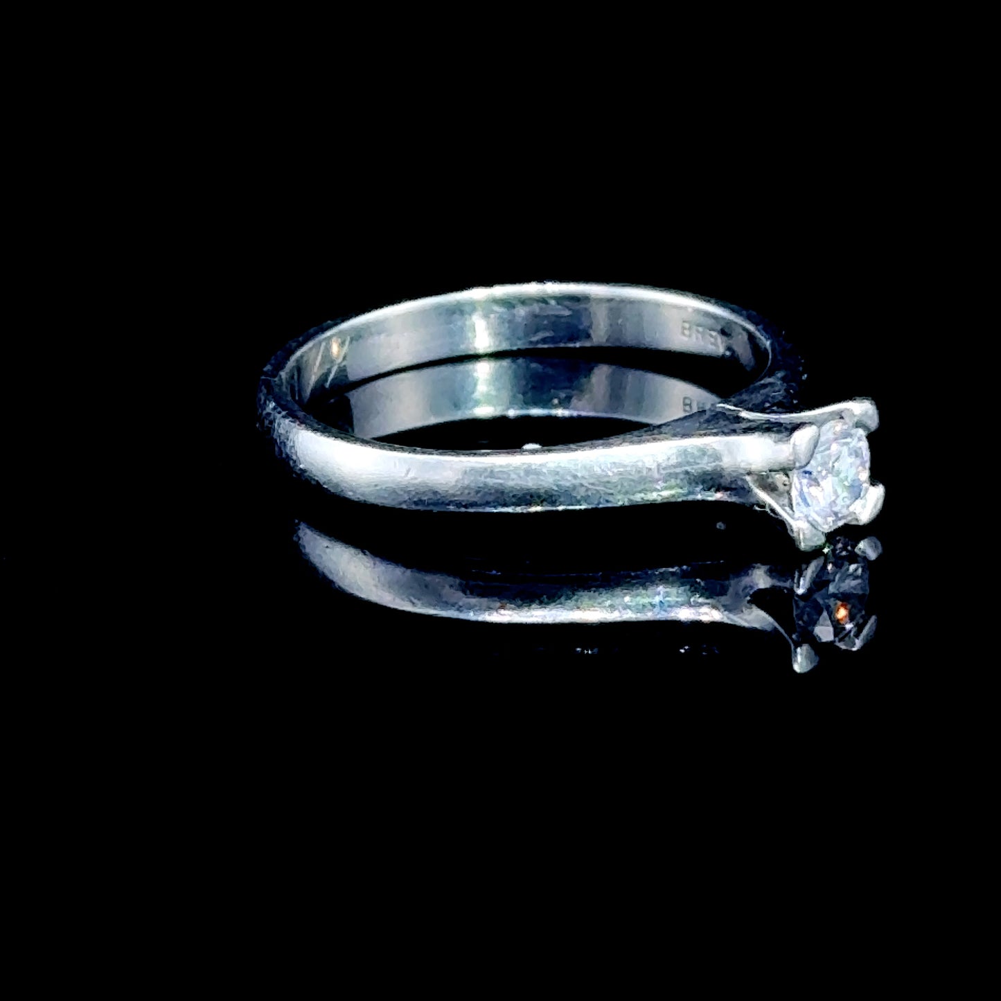 Platinum Diamond Solitaire Ring