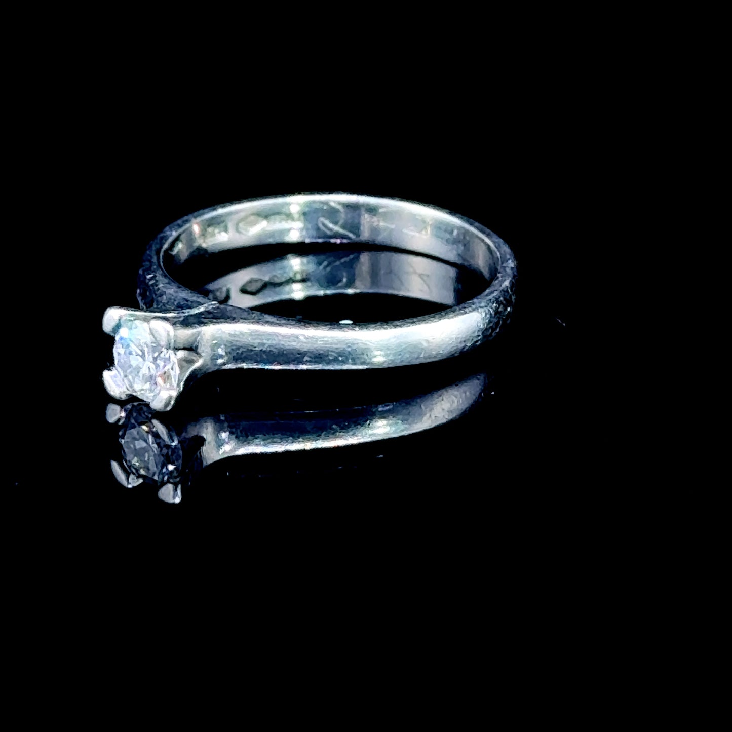 Platinum Diamond Solitaire Ring