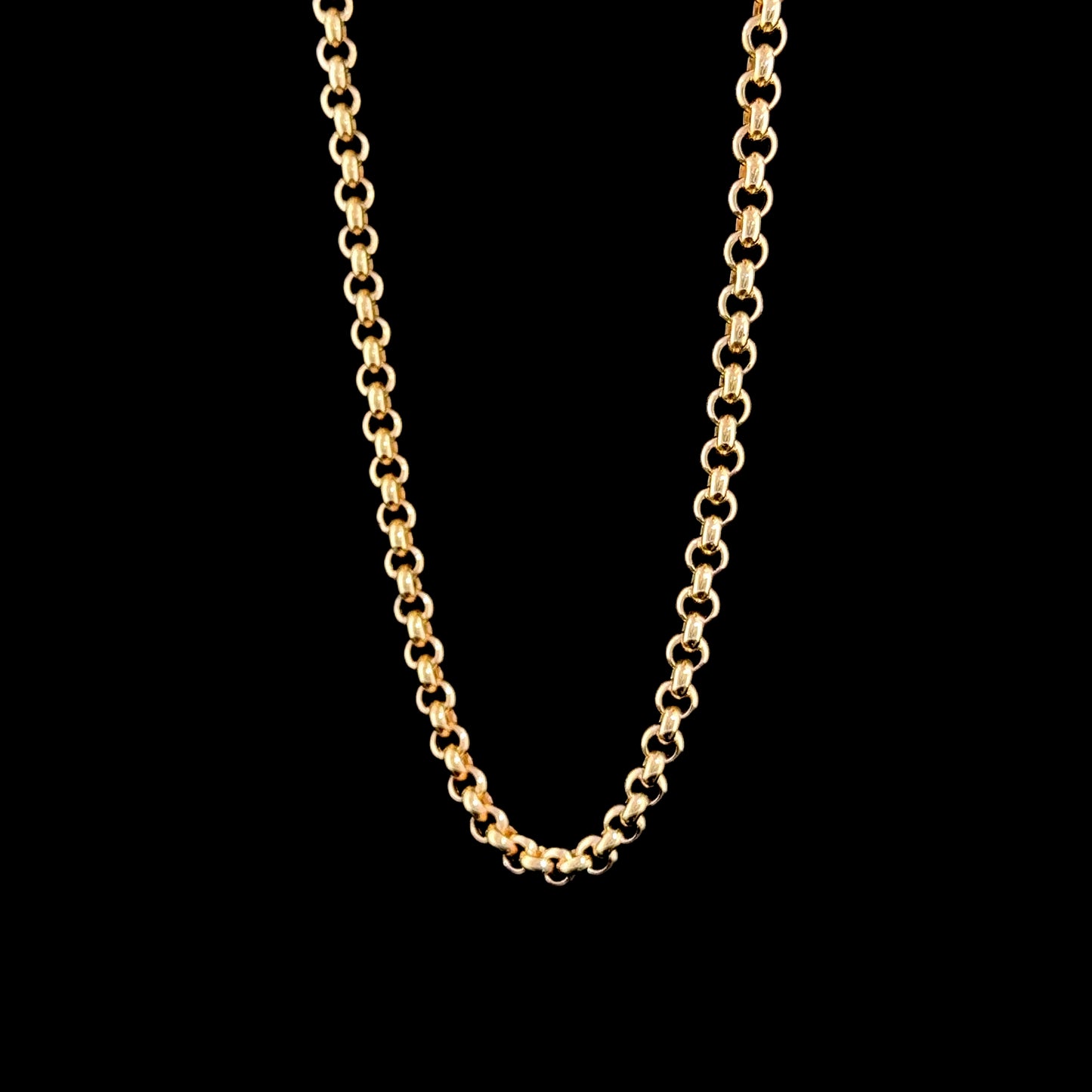 9k Yellow Gold Belcher Chain 20 inches