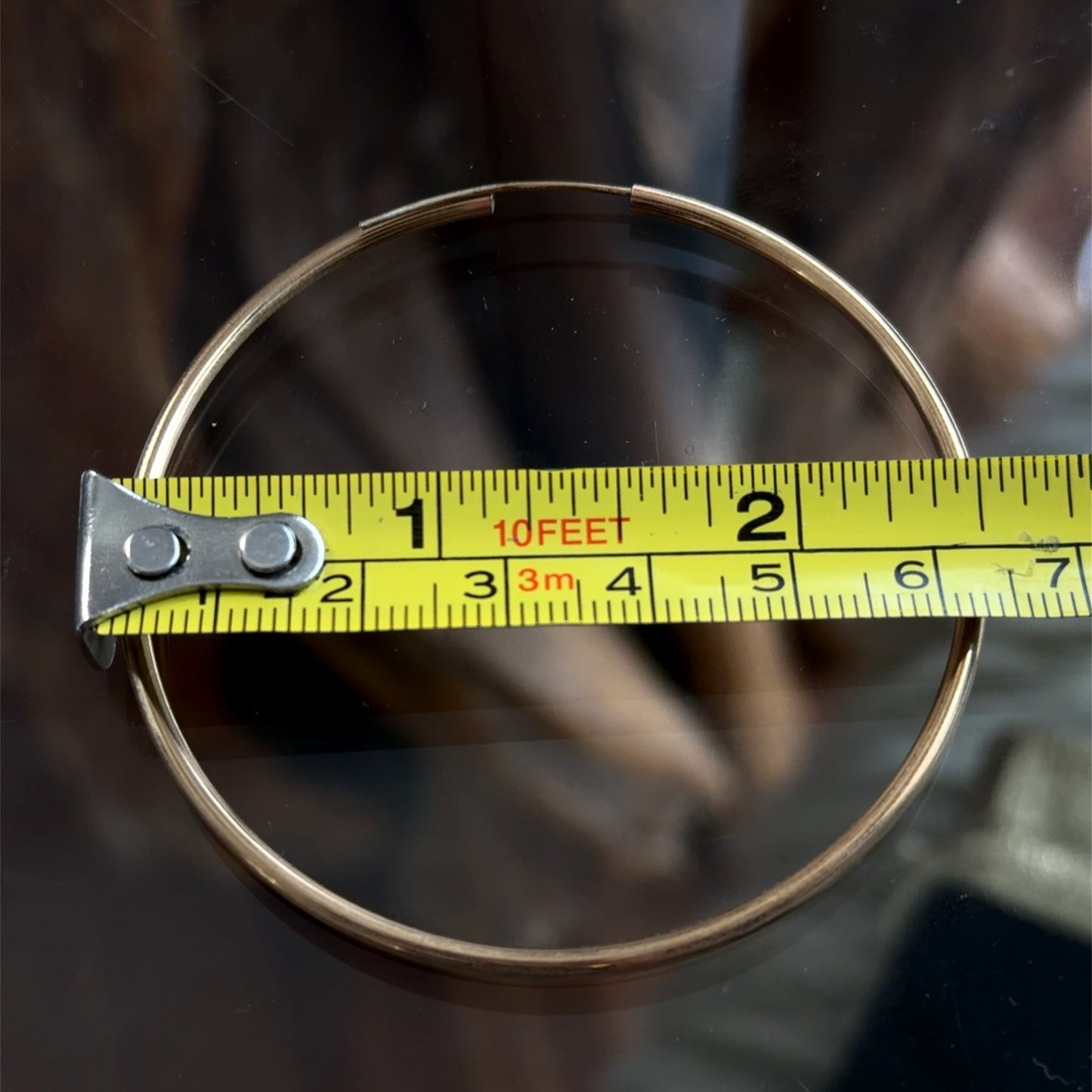 9k Yellow Gold Very Large Classic Hoops