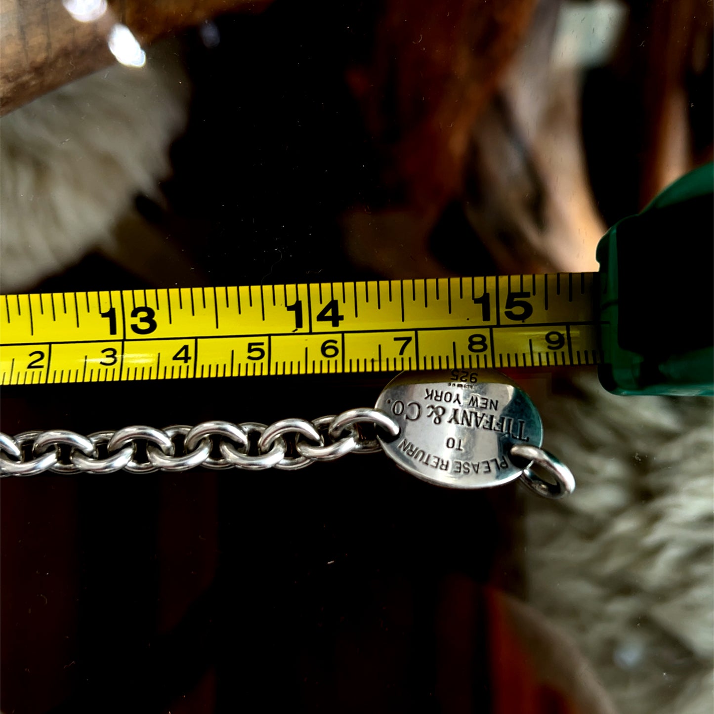 Return To Tiffany Chunky Silver Necklace