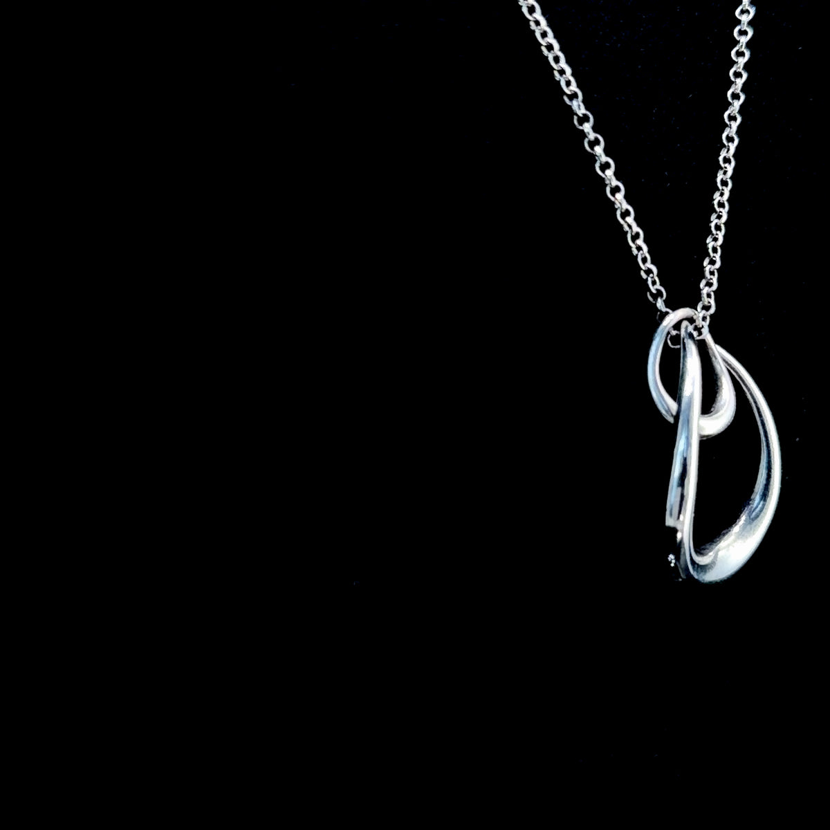 Stunning Georg Jensen Offspring Pendant & Chain 18” Long