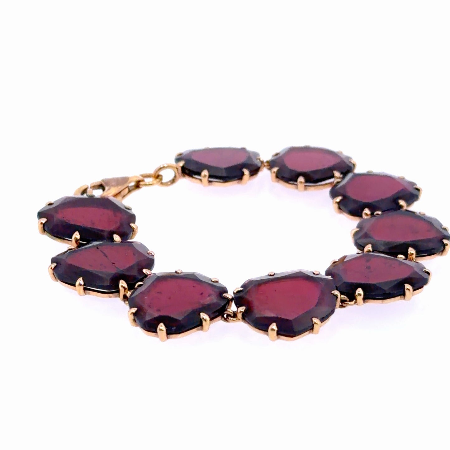 18k Rose Gold Facetted Garnet Bracelet By Annoushka RRP £6000
