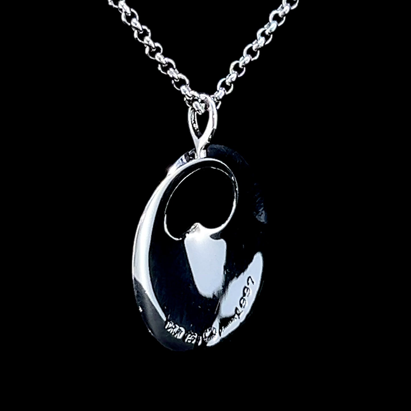 Georg Jensen Silver Hidden Heart Pendant