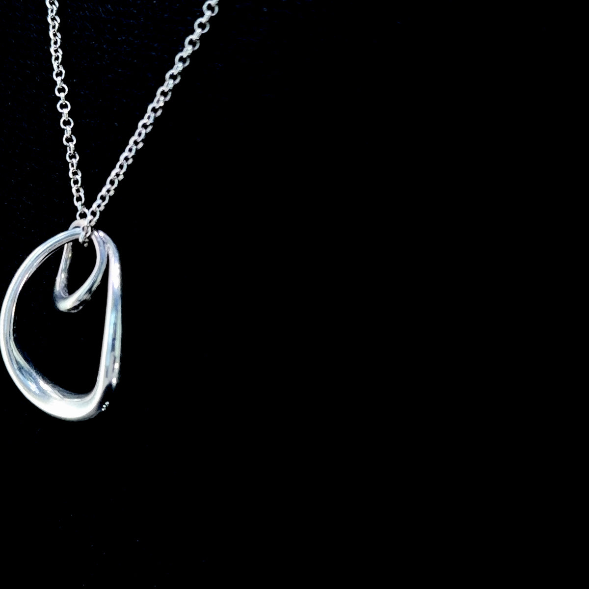 Stunning Georg Jensen Offspring Pendant & Chain 18” Long