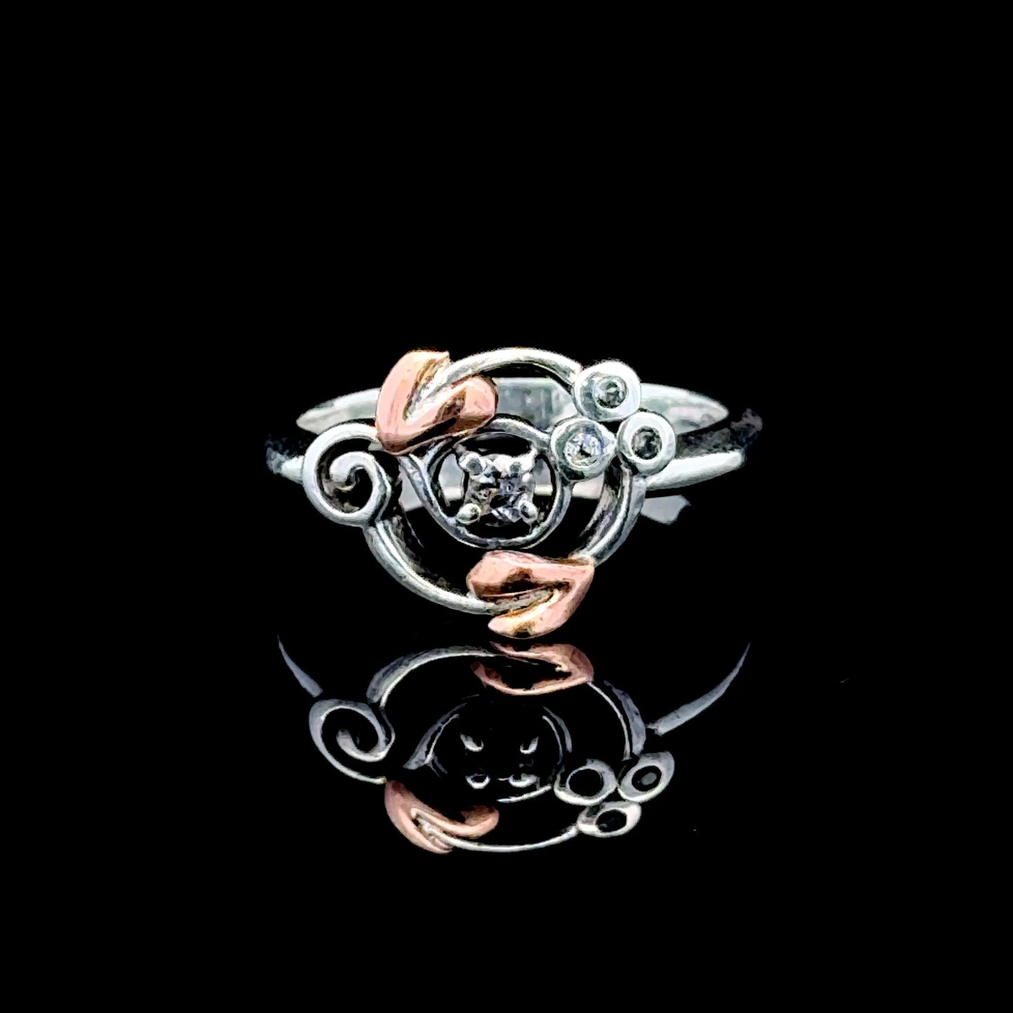 Clogau Tree of Life Origin Ring with White Topaz