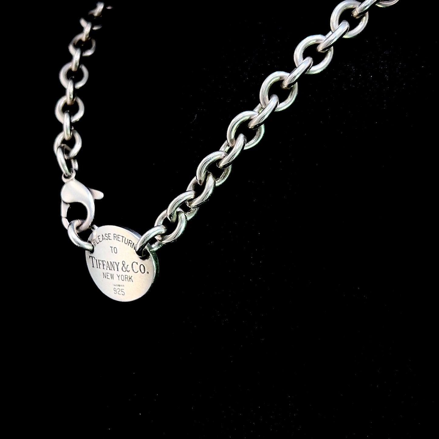 Return To Tiffany Chunky Silver Necklace