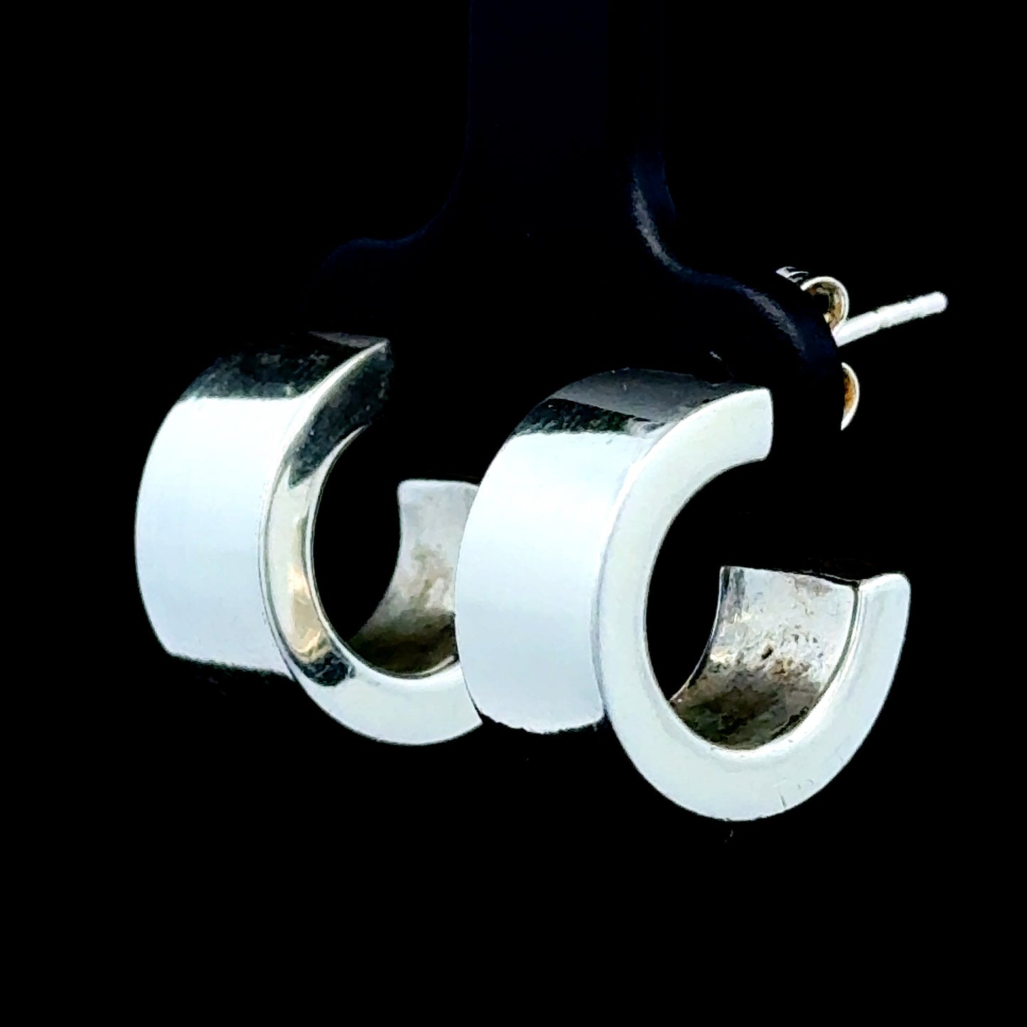 Silver 'C' Studs