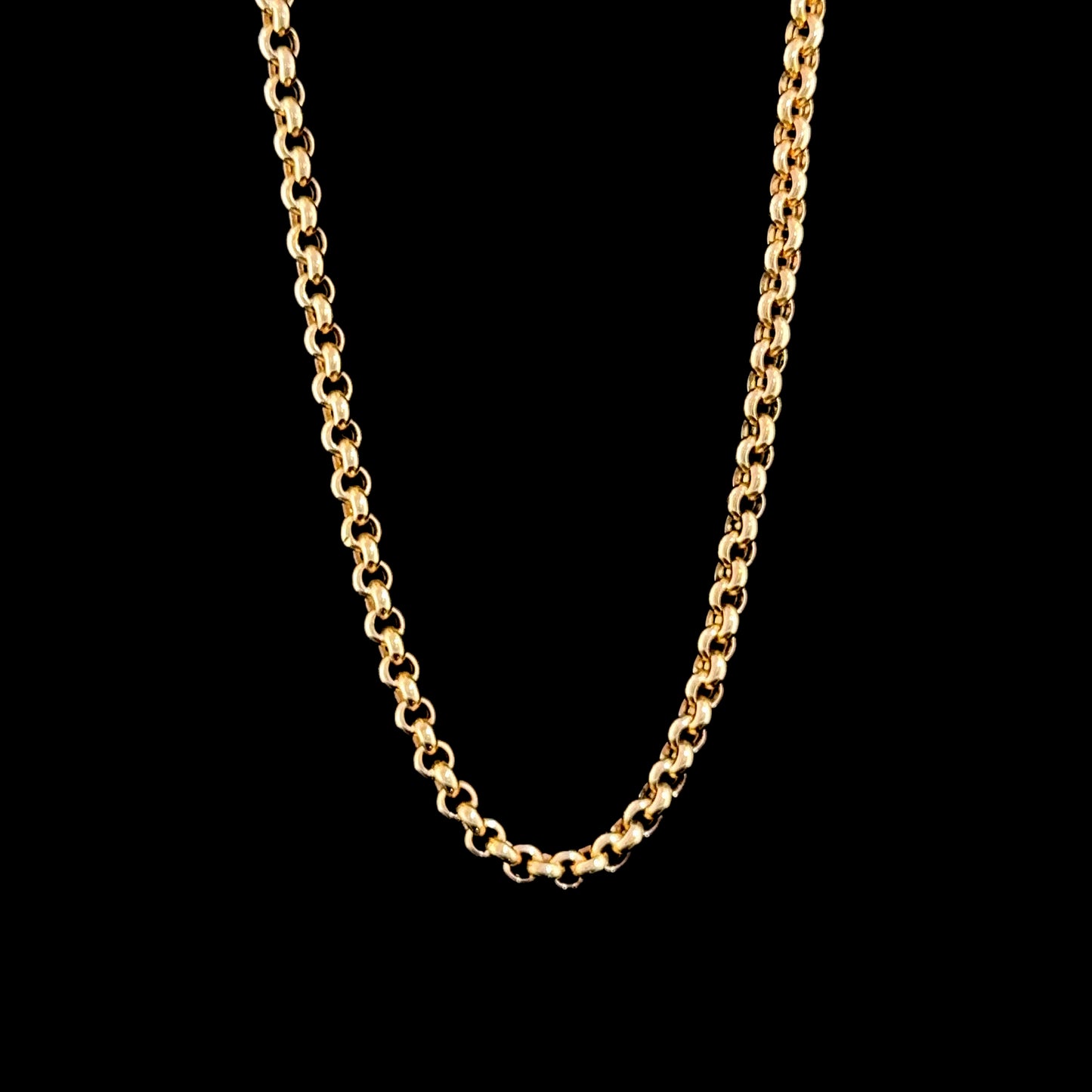 9k Yellow Gold Belcher Chain 20 inches