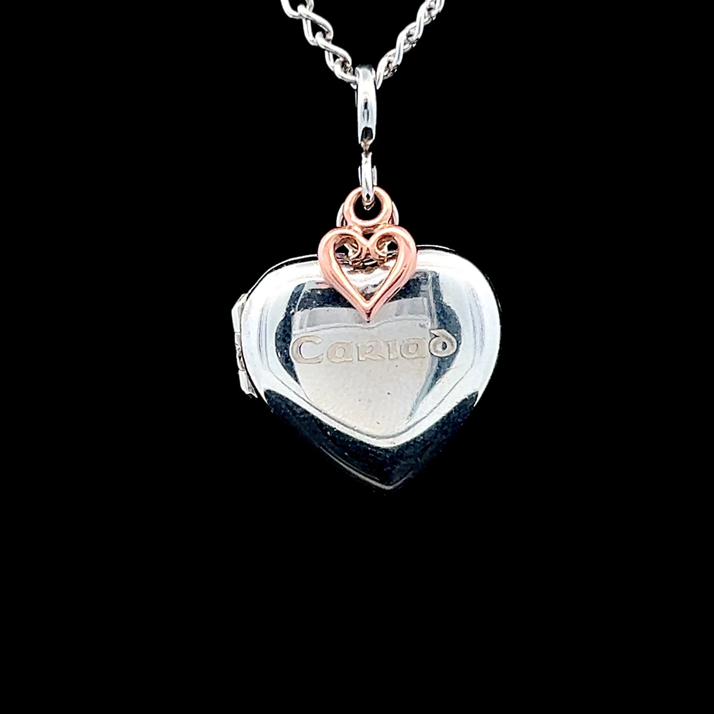 Clogau Silver Cariad Locket & Chain