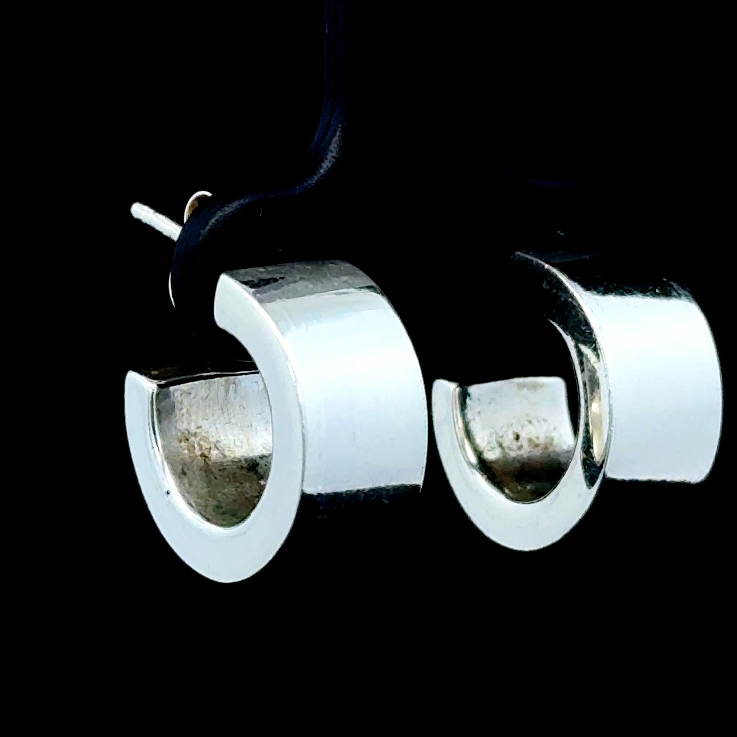 Silver 'C' Studs