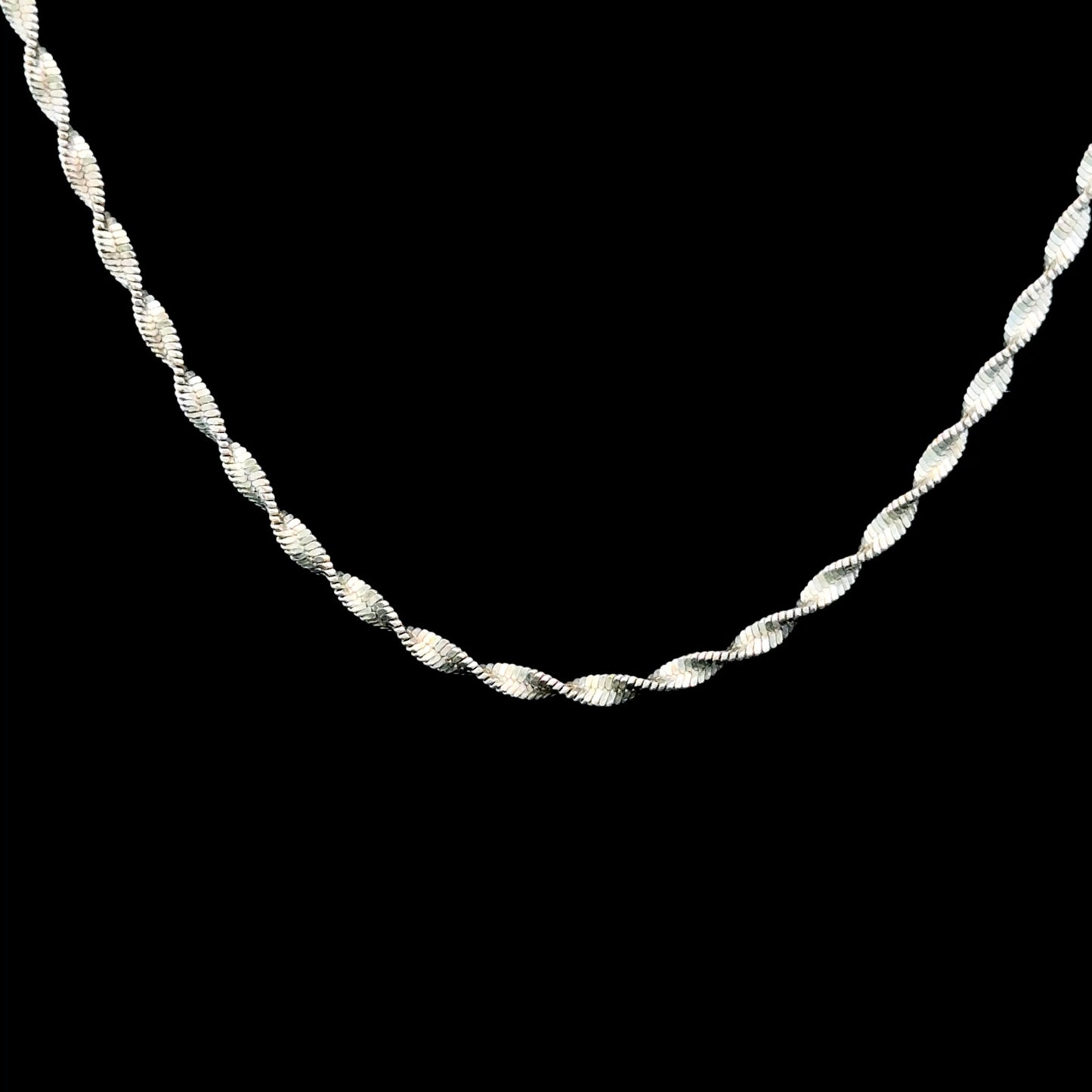 Silver Twist Chain