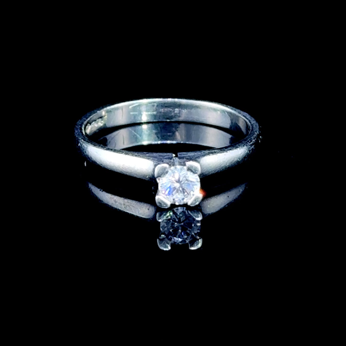 Platinum Diamond Solitaire Ring