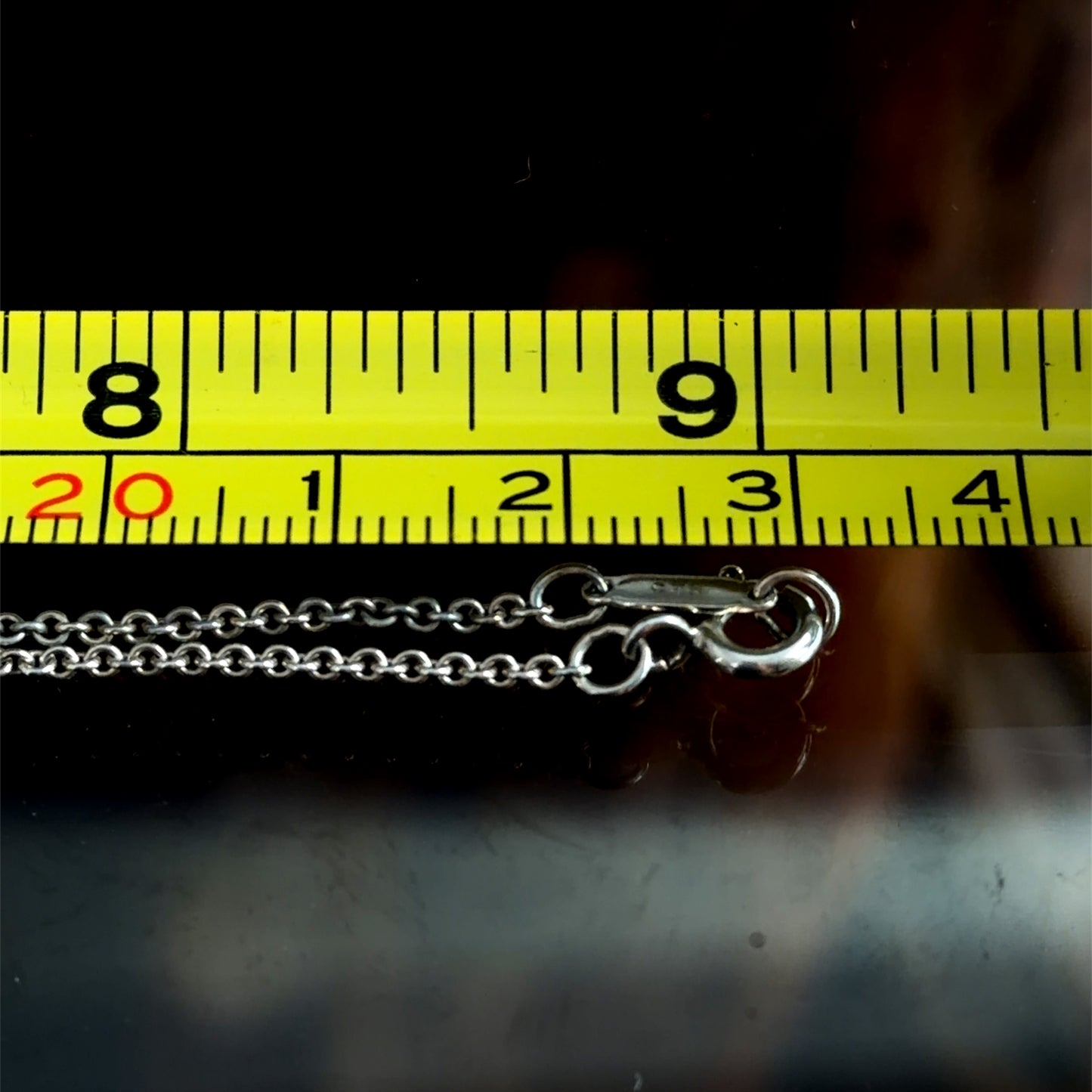 Fabulous Tiffany Cross & Chain in 925 & 18kYellow Gold on 28Inch Chain Rare to Market