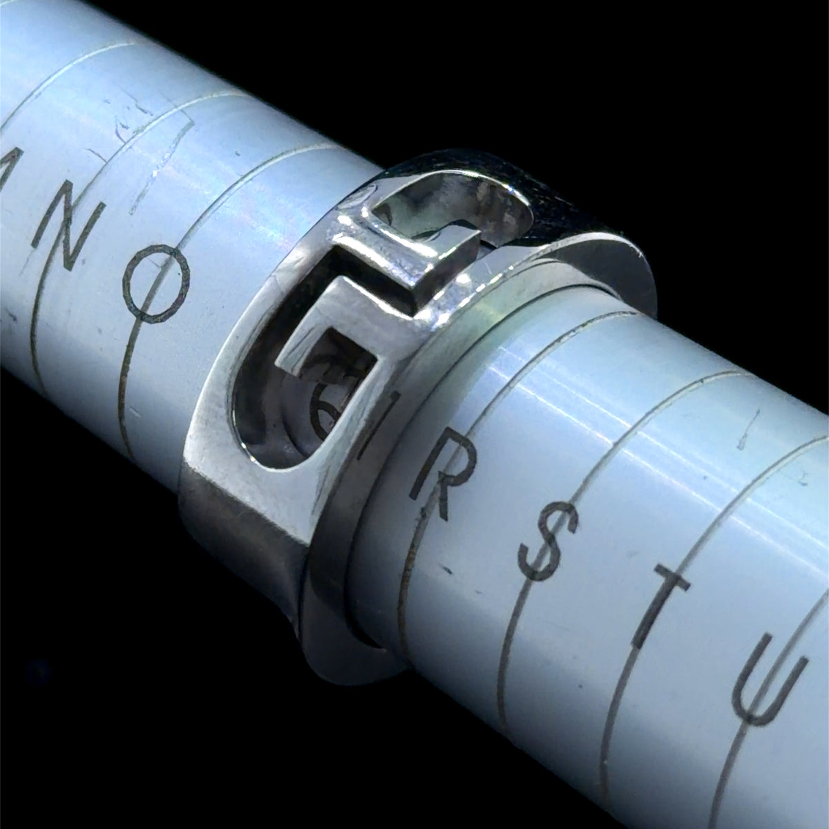 Lovely Gucci Double G Sterling Silver Ring