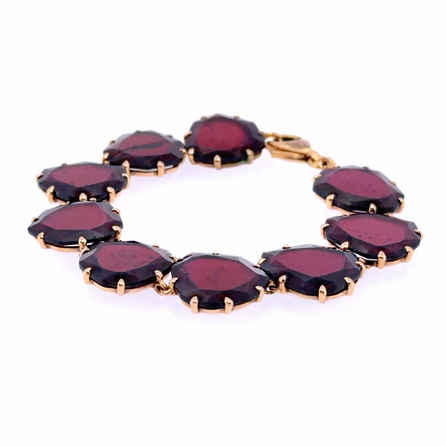 18k Rose Gold Facetted Garnet Bracelet By Annoushka RRP £6000